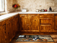 Load image into Gallery viewer, Shih Tzu Fall Kitchen Pumpkins Runner Mat 28x58
