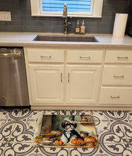 Load image into Gallery viewer, Shih Tzu Fall Kitchen Pumpkins Memory Foam Kitchen Mat