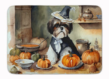 Load image into Gallery viewer, Shih Tzu Fall Kitchen Pumpkins Memory Foam Kitchen Mat