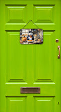 Load image into Gallery viewer, Siberian Husky Fall Kitchen Pumpkins Wall or Door Hanging Prints