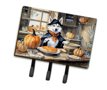 Load image into Gallery viewer, Siberian Husky Fall Kitchen Pumpkins Leash or Key Holder