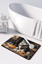 Load image into Gallery viewer, Siberian Husky Fall Kitchen Pumpkins Memory Foam Kitchen Mat