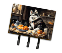 Load image into Gallery viewer, Siberian Husky Fall Kitchen Pumpkins Leash or Key Holder