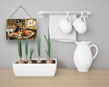 Load image into Gallery viewer, Silky Terrier Fall Kitchen Pumpkins Wall or Door Hanging Prints