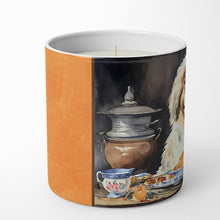 Load image into Gallery viewer, Tibetan Mastiff Fall Kitchen Pumpkins Decorative Soy Candle