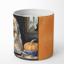 Load image into Gallery viewer, Tibetan Mastiff Fall Kitchen Pumpkins Decorative Soy Candle