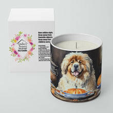 Load image into Gallery viewer, Tibetan Mastiff Fall Kitchen Pumpkins Decorative Soy Candle
