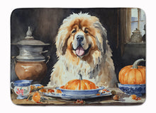 Load image into Gallery viewer, Tibetan Mastiff Fall Kitchen Pumpkins Memory Foam Kitchen Mat