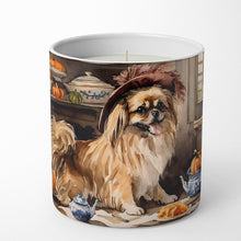 Load image into Gallery viewer, Tibetan Spaniel Fall Kitchen Pumpkins Decorative Soy Candle