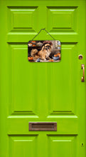 Load image into Gallery viewer, Tibetan Spaniel Fall Kitchen Pumpkins Wall or Door Hanging Prints