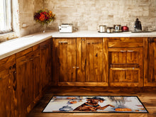 Load image into Gallery viewer, Vizsla Fall Kitchen Pumpkins Runner Mat 28x58