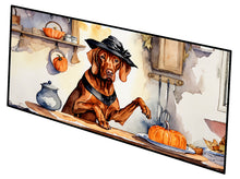 Load image into Gallery viewer, Vizsla Fall Kitchen Pumpkins Runner Mat 28x58