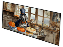 Load image into Gallery viewer, Weimaraner Fall Kitchen Pumpkins Runner Mat 28x58