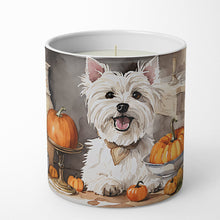 Load image into Gallery viewer, Westie Fall Kitchen Pumpkins Decorative Soy Candle