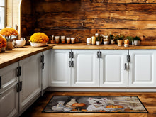 Load image into Gallery viewer, Westie Fall Kitchen Pumpkins Runner Mat 28x58