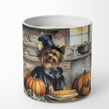 Load image into Gallery viewer, Yorkie Fall Kitchen Pumpkins Decorative Soy Candle