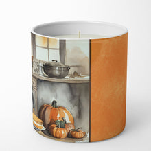 Load image into Gallery viewer, Yorkie Fall Kitchen Pumpkins Decorative Soy Candle