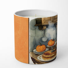 Load image into Gallery viewer, Yorkie Fall Kitchen Pumpkins Decorative Soy Candle
