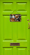 Load image into Gallery viewer, Yorkie Fall Kitchen Pumpkins Wall or Door Hanging Prints