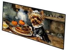 Load image into Gallery viewer, Yorkie Fall Kitchen Pumpkins Runner Mat 28x58