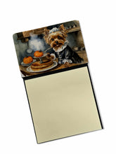 Load image into Gallery viewer, Yorkie Fall Kitchen Pumpkins Sticky Note Holder- Refiilable Desk Accessory Note Pad