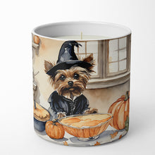 Load image into Gallery viewer, Yorkie Fall Kitchen Pumpkins Decorative Soy Candle