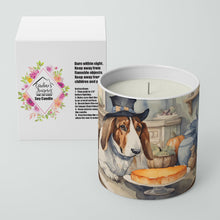 Load image into Gallery viewer, Basset Hound Fall Kitchen Pumpkins Decorative Soy Candle