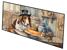 Load image into Gallery viewer, Basset Hound Fall Kitchen Pumpkins Runner Mat 28x58