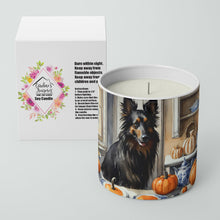 Load image into Gallery viewer, Belgian Sheepdog Fall Kitchen Pumpkins Decorative Soy Candle