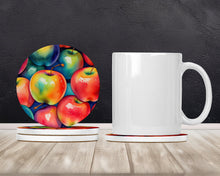 Load image into Gallery viewer, Colorful Apples Large Sandstone Coasters Pack of 4