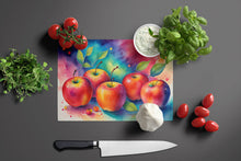 Load image into Gallery viewer, Colorful Apples Glass Cutting Boards – Durable, Decorative Kitchen Art Large