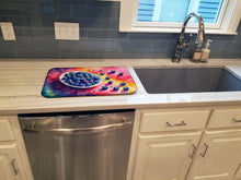 Load image into Gallery viewer, Colorful Blueberries Dish Drying Mat
