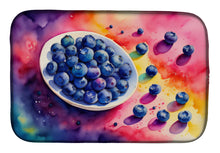 Load image into Gallery viewer, Colorful Blueberries Dish Drying Mat