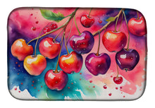 Load image into Gallery viewer, Colorful Cherries Dish Drying Mat