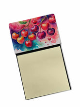Load image into Gallery viewer, Colorful Cherries Sticky Note Holder- Refiilable Desk Accessory Note Pad