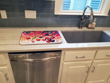 Load image into Gallery viewer, Colorful Cherries Dish Drying Mat