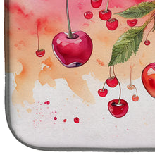 Load image into Gallery viewer, Colorful Cherries Dish Drying Mat