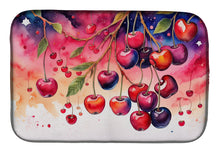 Load image into Gallery viewer, Colorful Cherries Dish Drying Mat