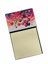 Load image into Gallery viewer, Colorful Cherries Sticky Note Holder- Refiilable Desk Accessory Note Pad