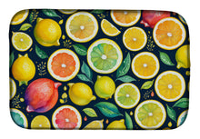 Load image into Gallery viewer, Colorful Lemons Dish Drying Mat