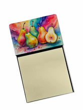 Load image into Gallery viewer, Colorful Pears Sticky Note Holder- Refiilable Desk Accessory Note Pad