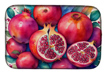 Load image into Gallery viewer, Colorful Pomegranates Dish Drying Mat