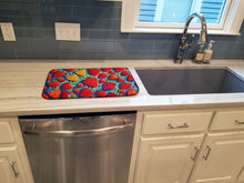 Load image into Gallery viewer, Colorful Strawberries Dish Drying Mat