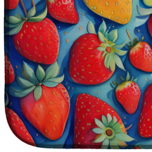 Load image into Gallery viewer, Colorful Strawberries Dish Drying Mat