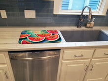 Load image into Gallery viewer, Colorful Watermelons Dish Drying Mat
