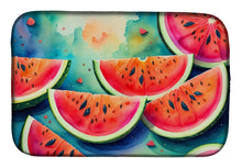 Load image into Gallery viewer, Colorful Watermelons Dish Drying Mat
