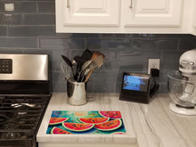 Load image into Gallery viewer, Colorful Watermelons Glass Cutting Boards – Durable, Decorative Kitchen Art Large