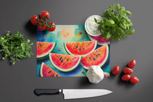 Load image into Gallery viewer, Colorful Watermelons Glass Cutting Boards – Durable, Decorative Kitchen Art Large