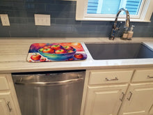 Load image into Gallery viewer, Colorful Apples Dish Drying Mat