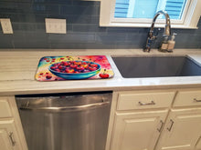 Load image into Gallery viewer, Colorful Cherries Dish Drying Mat